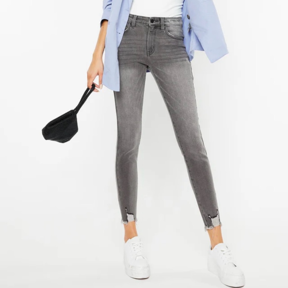 Kancan Leo High Rise Ankle Jeans